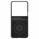 Juodas dėklas Samsung Galaxy Z Flip 7 telefonui "Spigen Tough Armor Pro MAG Magsafe"