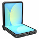 Juodas dėklas Samsung Galaxy Z Flip 7 telefonui "Spigen Tough Armor Pro MAG Magsafe"