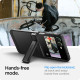 Juodas dėklas Samsung Galaxy Z Flip 7 telefonui "Spigen Tough Armor Pro MAG Magsafe"