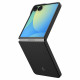 Juodas (Aramid) dėklas Samsung Galaxy Z Flip 7 telefonui "Spigen Airskin"