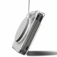 Skaidrus (Baltas) dėklas Samsung Galaxy Z Flip 7 telefonui "Spigen Ultra Hybrid Pro MAG"