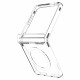 Skaidrus (Baltas) dėklas Samsung Galaxy Z Flip 7 telefonui "Spigen Ultra Hybrid Pro MAG"