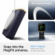 Mėlynas dėklas Samsung Galaxy Z Flip 7 telefonui "Spigen Nano Pop MAG Magsafe"
