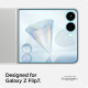 Apsauginis grūdintas stiklas Samsung Galaxy Z Flip 7 telefonui "Spigen Glas.TR EZ Fit HD"