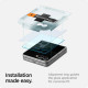 Apsauginis grūdintas stiklas Samsung Galaxy Z Flip 7 / 8 telefonui "Spigen Glas.TR EZ Fit HD"