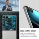 Juoda kameros apsauga Samsung Galaxy Flip 7 / 8 telefonui "Spigen Optik Pro HD GLAS.TR ”EZ FIT” 2-Pack"