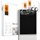 Juoda kameros apsauga Samsung Galaxy Flip 7 / 8 telefonui "Spigen Optik Pro HD GLAS.TR ”EZ FIT” 2-Pack"