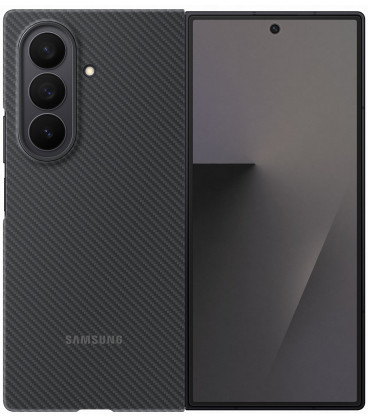 Originalus juodas dėklas "Carbon Cover" Samsung Galaxy Z Fold 7 telefonui "EF-XF966SBE"