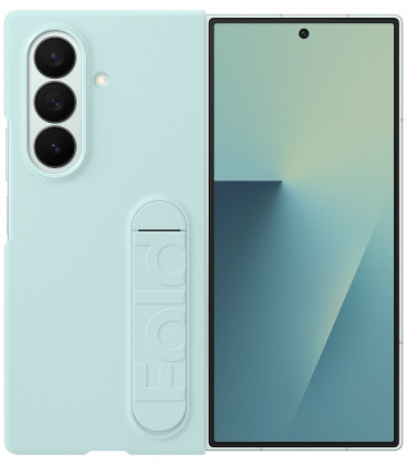 Originalus mėtos spalvos dėklas "Silicone Cover" Samsung Galaxy Z Fold 7 telefonui "EF-MF966CME"