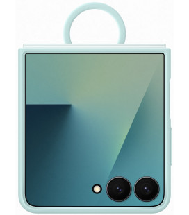 Originalus mėtos spalvos dėklas "Silicone Cover with Ring" Samsung Galaxy Z Flip 7 telefonui "EF-PF766TME"