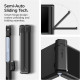 Juodas dėklas Samsung Galaxy Z Flip 6 / 7 FE telefonui "Spigen Tough Armor Pro MAG Magsafe"