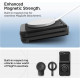 Juodas dėklas Samsung Galaxy Z Flip 6 / 7 FE telefonui "Spigen Tough Armor Pro MAG Magsafe"