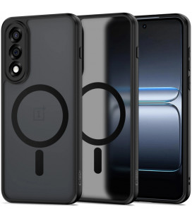 Juodas / skaidrus dėklas Oneplus Nord 5 telefonui "Tech-Protect Magmat Magsafe"