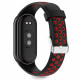 Juoda / raudona apyrankė Xiaomi Smart Band 8 / 9 / 10 / 11 / NFC laikrodžiui "Tech-Protect Iconband Air"