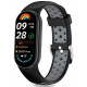 Juoda / pilka apyrankė Xiaomi Smart Band 8 / 9 / 10 / 11 / NFC laikrodžiui "Tech-Protect Iconband Air"