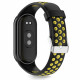Juoda / geltona apyrankė Xiaomi Smart Band 8 / 9 / 10 / NFC laikrodžiui "Tech-Protect Iconband Air"