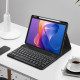 Juodas atverčiamas dėklas + klaviatūra Xiaomi Redmi Pad 2 11.0 planšetei "Tech-Protect SC + Keyboard"