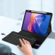 Juodas atverčiamas dėklas + klaviatūra Xiaomi Redmi Pad 2 11.0 planšetei "Tech-Protect SC + Keyboard"