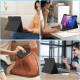 Juodas atverčiamas dėklas + klaviatūra Xiaomi Redmi Pad 2 11.0 planšetei "Tech-Protect SC + Keyboard"