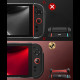 Raudonas dėklas Nintendo Switch 2 žaidimų kompiuteriui "Supcase UB Pro"