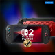 Raudonas dėklas Nintendo Switch 2 žaidimų kompiuteriui "Supcase UB Pro"