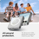 Skaidrus (Baltas) dėklas Samsung Galaxy Z Flip 7 telefonui "Spigen Airskin MAG Magsafe"
