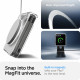 Skaidrus (Baltas) dėklas Samsung Galaxy Z Flip 7 telefonui "Spigen Airskin MAG Magsafe"