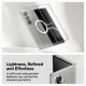 Skaidrus (Baltas) dėklas Samsung Galaxy Z Fold 7 telefonui "Spigen Airskin MAG Magsafe"