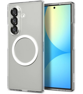 Skaidrus (Baltas) dėklas Samsung Galaxy Z Fold 7 telefonui "Spigen Airskin MAG Magsafe"