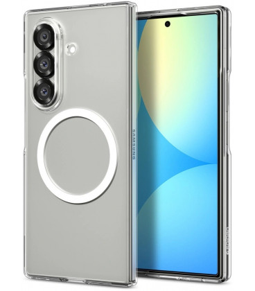 Skaidrus (Baltas) dėklas Samsung Galaxy Z Fold 7 telefonui "Spigen Airskin MAG Magsafe"