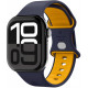 Mėlyna apyrankė Apple Watch 6 / 7 / 8 / 9 / 10 / SE / Ultra 1 / 2 (44 / 45 / 46 / 49 mm) laikrodžiui "Spigen Nano Pop"