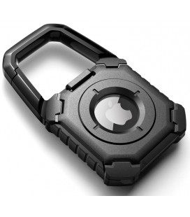 Juodas dėklas Apple Airtag 1 / 2 "Tech-Protect Kevlar"