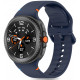Mėlyna apyrankė Samsung Galaxy Watch 8 / Classic (40 / 44 / 46 mm) laikrodžiui "Tech-Protect Silicone"