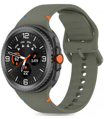 Žalia apyrankė Samsung Galaxy Watch 8 / Classic (40 / 44 / 46 mm) laikrodžiui "Tech-Protect Silicone"