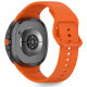 Oranžinė apyrankė Samsung Galaxy Watch 8 / Classic (40 / 44 / 46 mm) laikrodžiui "Tech-Protect Silicone"
