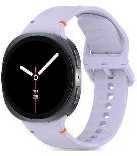 Purpurinė apyrankė Samsung Galaxy Watch 8 / Classic (40 / 44 / 46 mm) laikrodžiui "Tech-Protect Silicone"