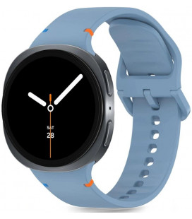 Mėlyna (Baby) apyrankė Samsung Galaxy Watch 8 / Classic (40 / 44 / 46 mm) laikrodžiui "Tech-Protect Silicone"