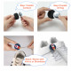 Spalvoti dėklai Apple Airtag 1 / 2 "Tech-Protect Smooth For Kids 4-Pack"