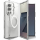 Skaidrus dėklas Samsung Galaxy Z Fold 7 telefonui "Ringke Fusion Magnetic Magsafe"