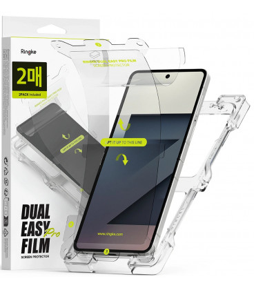 Apsauginės ekrano plėvelės Samsung Galaxy Z Flip 7 telefonui "Ringke Dual Easy Pro 2-Pack"