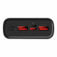Juoda Išorinė baterija Power Bank 22.5W 20000mAh "OBAL:ME EnergyPulse"
