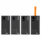 Juoda Išorinė baterija Power Bank 22.5W 50000mAh "OBAL:ME EnergyPulse"
