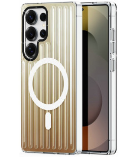 Auksinės spalvos dėklas Samsung Galaxy S25 Ultra telefonui "Dux Ducis Zest Desert Gold"