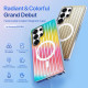 Spalvotas dėklas Samsung Galaxy S25 Ultra telefonui "Dux Ducis Zest Gradient Rainbow"