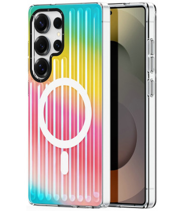 Spalvotas dėklas Samsung Galaxy S25 Ultra telefonui "Dux Ducis Zest Gradient Rainbow"