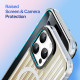 Auksinės spalvos dėklas Apple iPhone 16 Pro telefonui "Dux Ducis Zest Desert Gold"