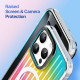 Spalvotas dėklas Apple iPhone 16 Pro telefonui "Dux Ducis Zest Gradient Rainbow"