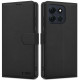 Juodas atverčiamas dėklas Motorola Moto G56 5G telefonui "Tech-Protect Wallet"