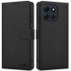 Juodas atverčiamas dėklas Motorola Moto G86 5G telefonui "Tech-Protect Wallet"