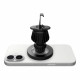Juodas automobilinis telefono laikiklis "Spigen MFT13 Magnetic Magsafe Dash&Vent"